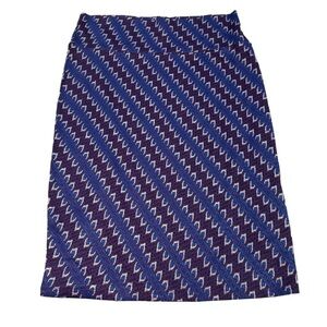 NWT LuLaRoe Cassie Skirt | Beautiful Blue/Navy‎ | Size L